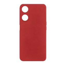 Capa de Silicone com Moldura de Câmera para Oppo A78 4g Vermelho Capa de Silicone com Moldura de Câmera para Oppo A78 4g Vermelho